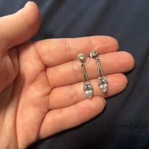 Elegant Silver Drop Earrings